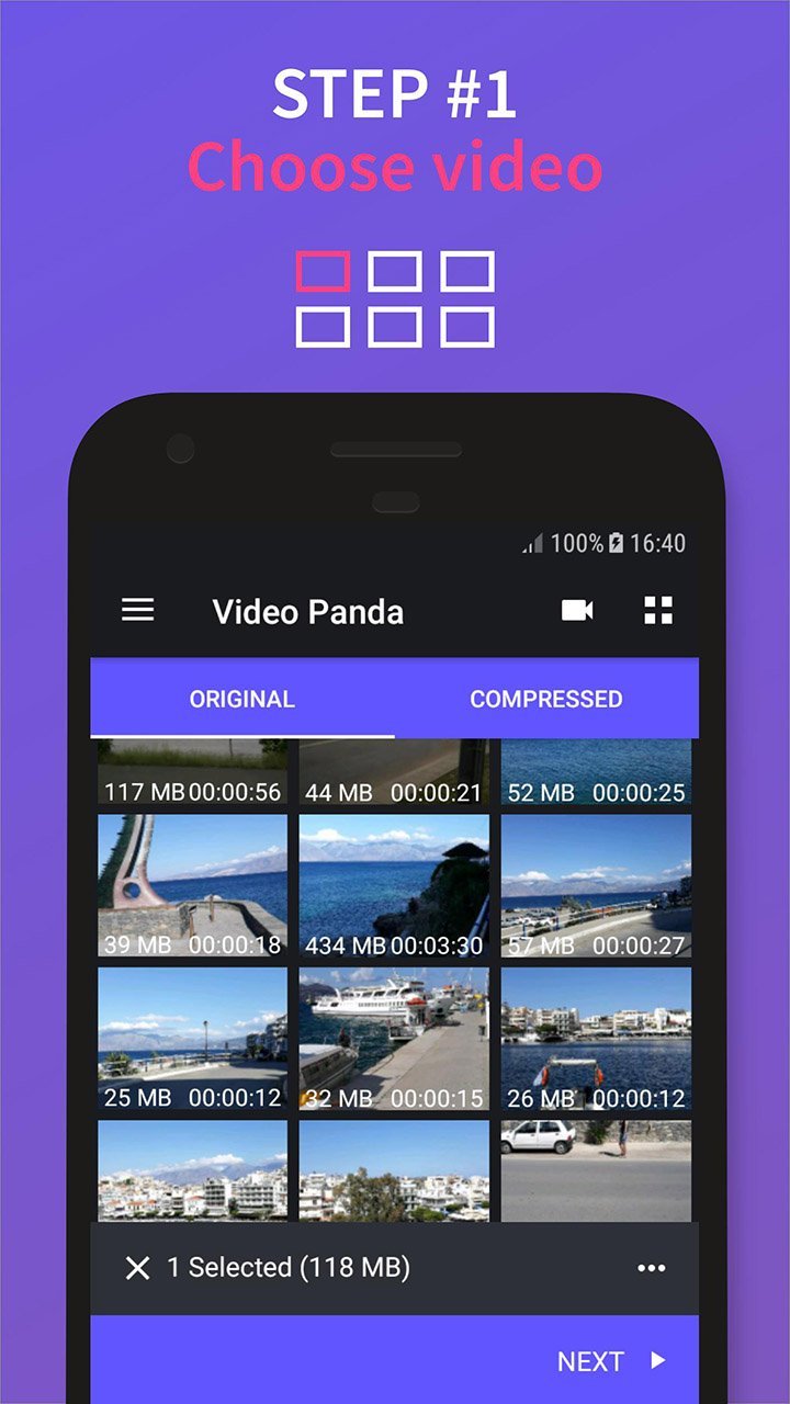 Video Compressor Panda(Premium Features Unlocked) screenshot image 1_playmods.games