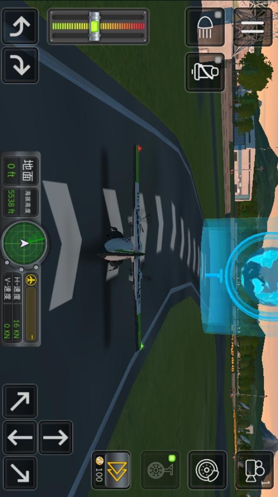 Flight Sim 2018(Free shopping) Game screenshot  1