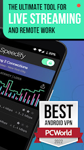 Speedify - Live Streaming VPN(Tự do) screenshot image 1 Ảnh chụp màn hình trò chơi