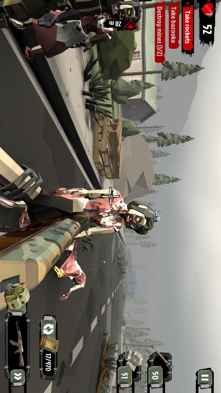 The Walking Zombie 2 Zombie shooter(mod) screenshot