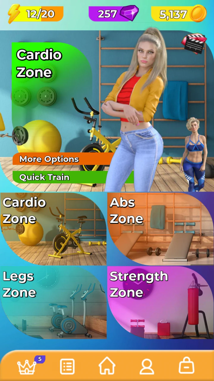 Download Passion Gym - Sexy Adventure MOD APK v1.0.0 for Android