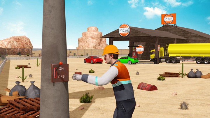 Gas Station Junk Yard Idle Gam_playmods.games