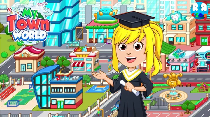 My Town World - Mega Kids Game(مفتوح للجميع) screenshot image 4