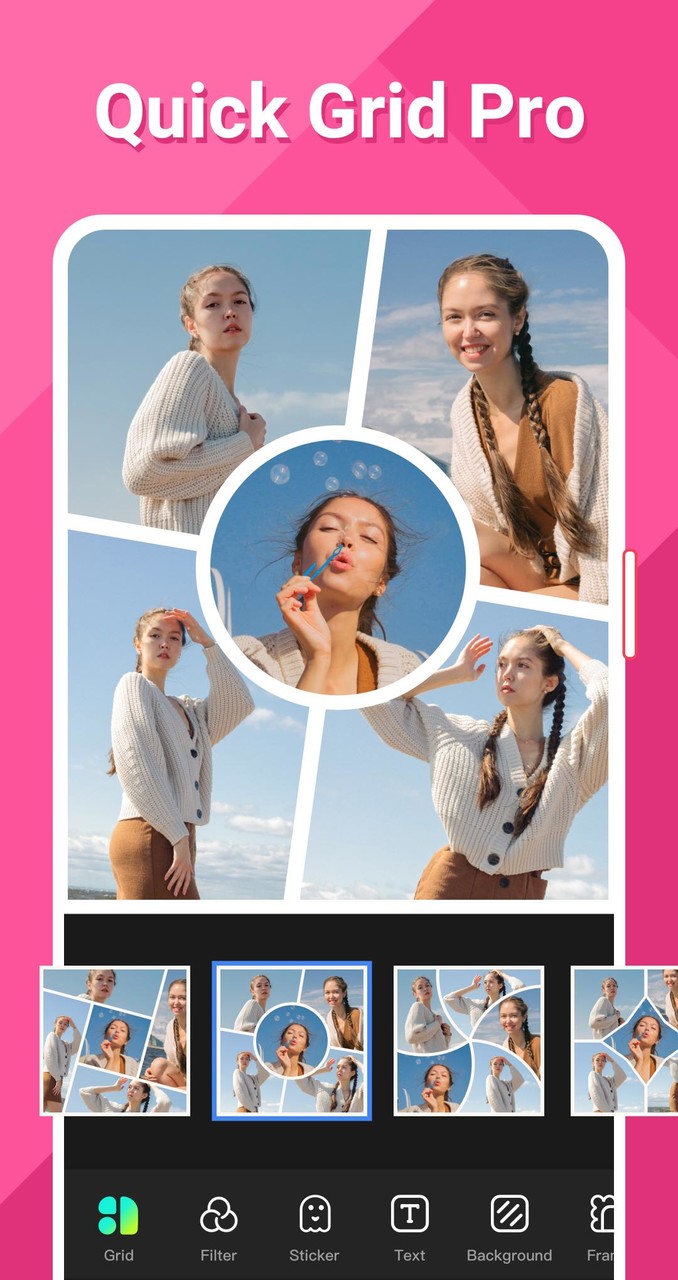Grid Photo Quick Collage Maker_playmods.net