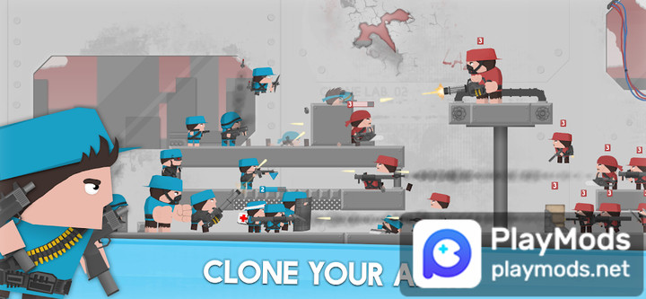 Clone Armies: Tactical Army Game(Unlimited Currency) screenshot image 1_playmod.games
