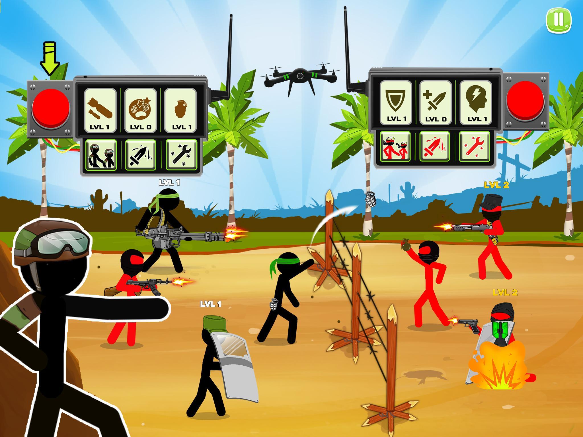 Stickman Army : Team Battle_playmods.net
