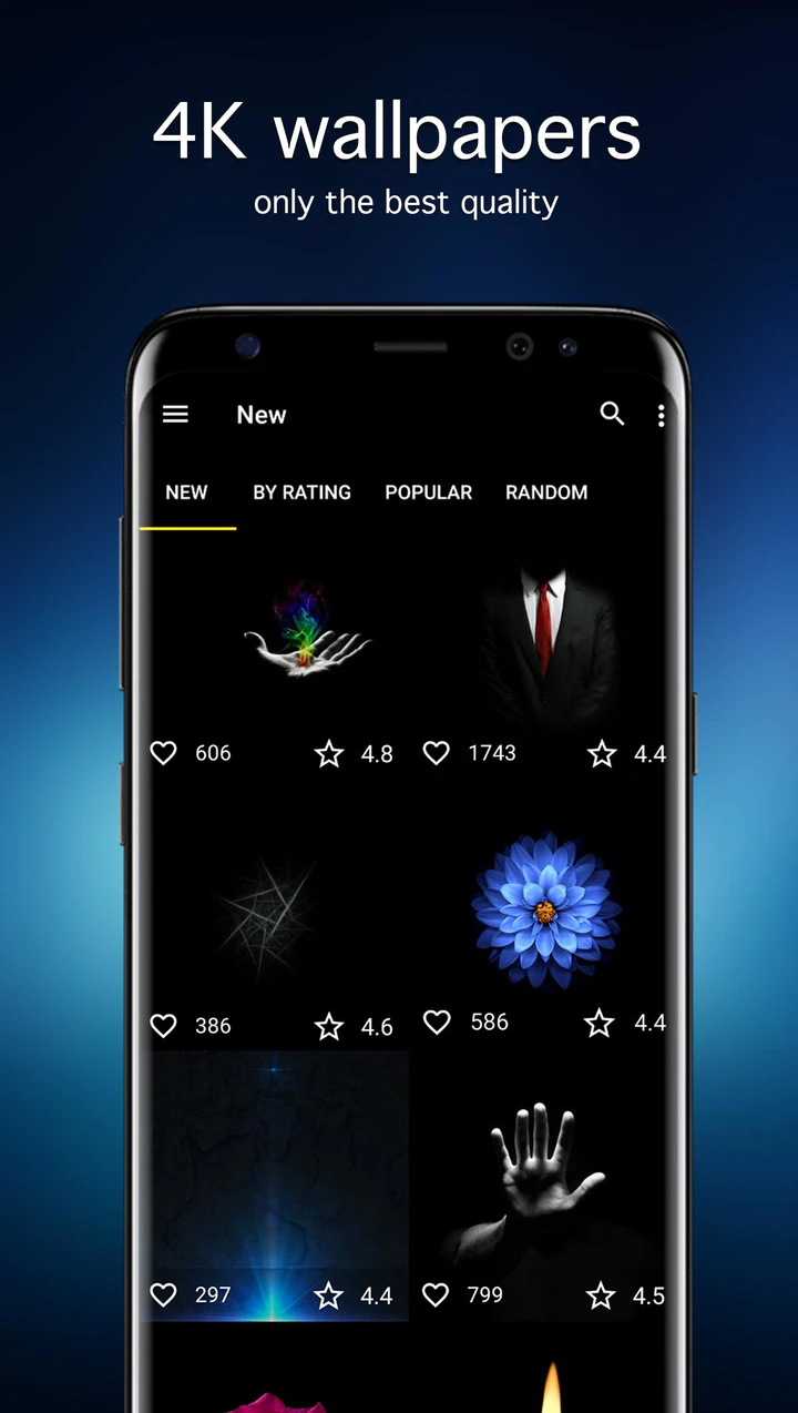 Download AMOLED Wallpapers 4K (OLED) MOD APK  for Android