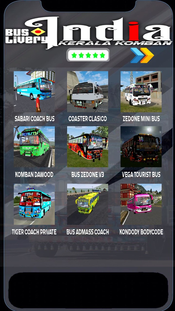 Bus Livery India Kerala Komban_playmods.games