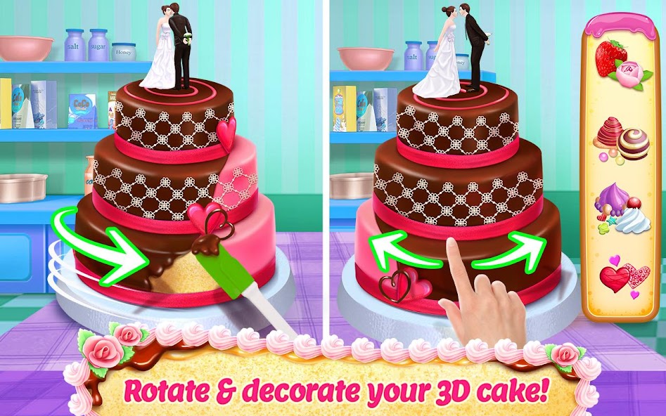 Real Cake Maker 3D Bakery(Free purchase) screenshot image 1_playmods.net