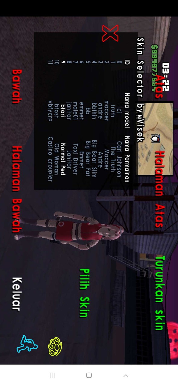 GTA Grand Theft Auto: San Andreas(mod menu) screenshot