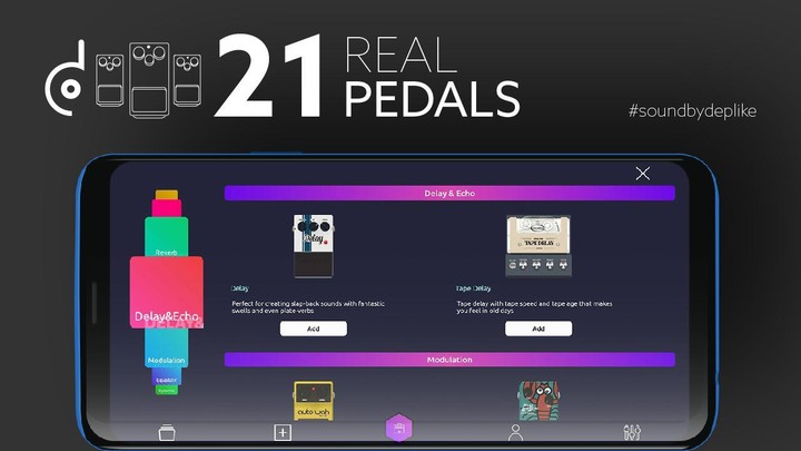 Deplike: Guitar Effects Pedals(Premium Unlocked) screenshot image 2_playmods.games