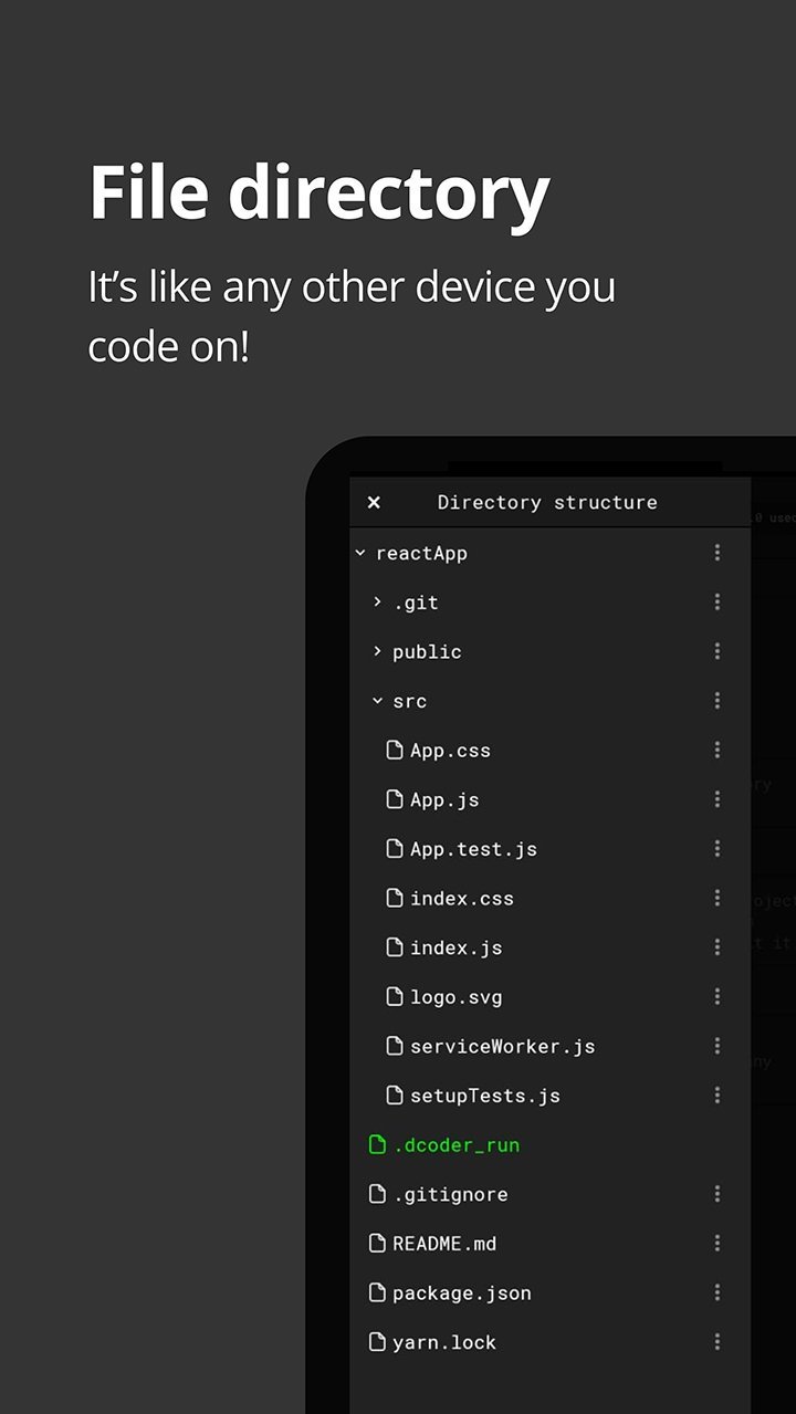 Dcoder, Compiler IDE :Code & Programming on mobile(Премиум-функции разблокированы) screenshot image 2