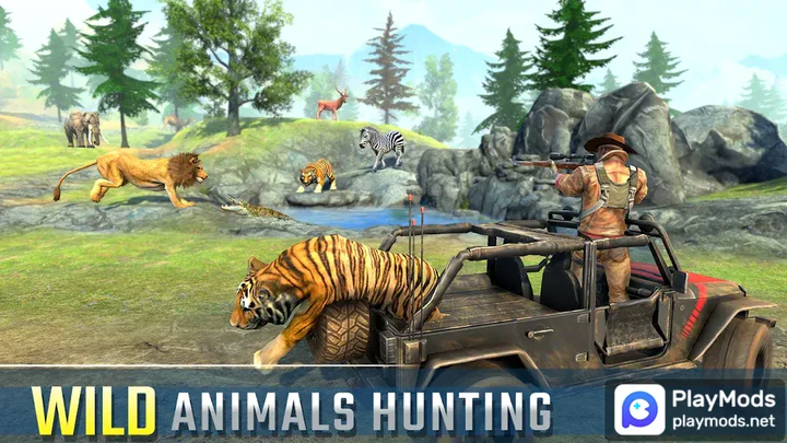 Download Wild Animal Hunting Games FPS MOD APK v53 (Unlimited Money) For  Android