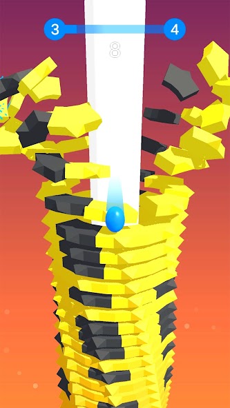Stack Ball - Crash Platforms(unlock all skins) screenshot image 2_playmods.net