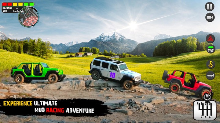 Offroad Jeep Driving Car Games Ảnh chụp màn hình trò chơi