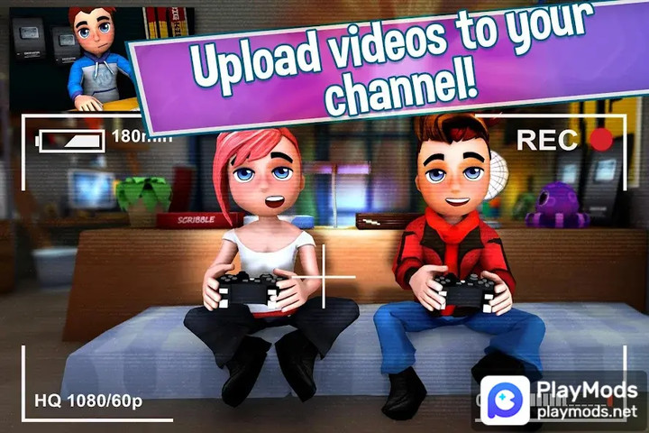 Youtubers Life: Gaming Channel(Mod Menu) screenshot image 3_playmod.games