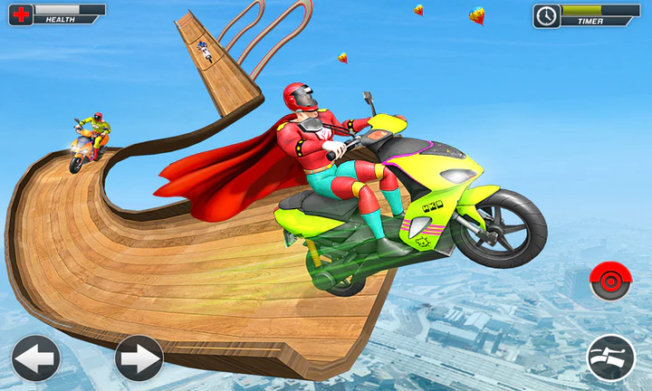 Download Superhero Bike Scooter Stunts MOD APK  for Android