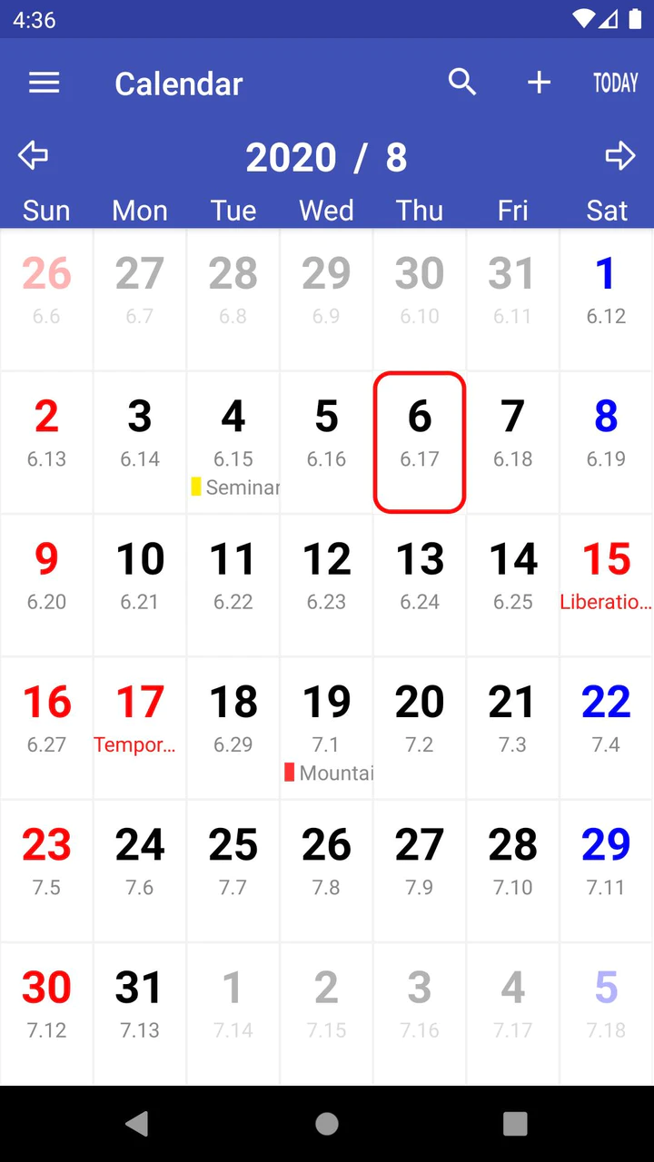 Download Simple Lunar Calendar Mod Apk V1.6.7 For Android