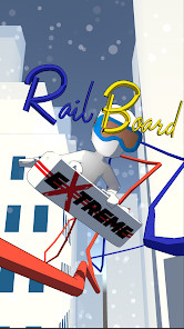 Extreme Rail Board(Không quảng cáo) screenshot image 1 Ảnh chụp màn hình trò chơi