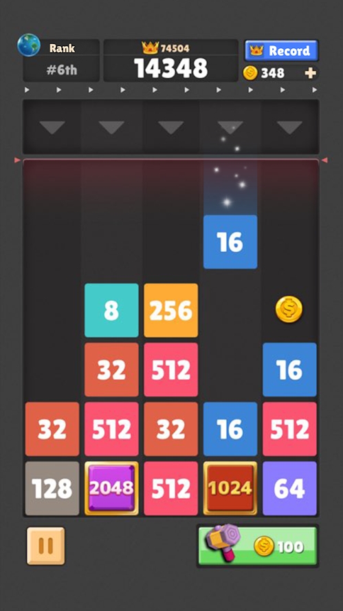 Drop The Number™ : Merge Game(เงินไม่จำกัด) Game screenshot  2