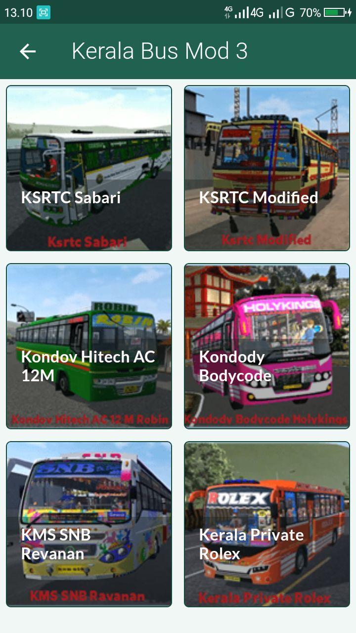 Kerala Bus Mod Livery