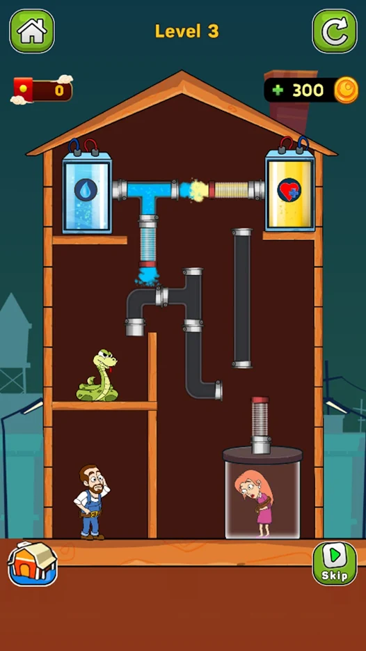 Home Pipe: Water Puzzle Mod