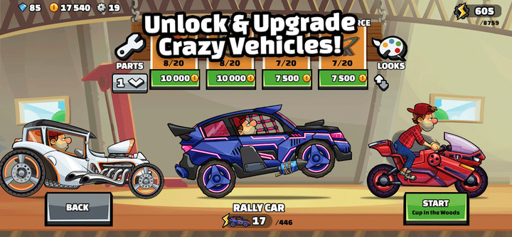 Hill Climb Racing 2(Unlimited Gold) screenshot image 3_playmods.games