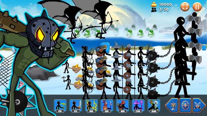 Stickman War : Clash of Stick‏(أموال غير محدودة) screenshot image 5