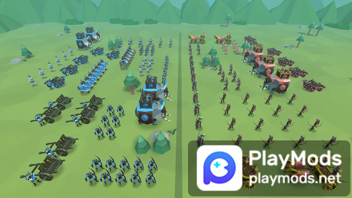 Epic Battle Simulator 2(Unlimited Diamonds) screenshot image 2_playmods.games