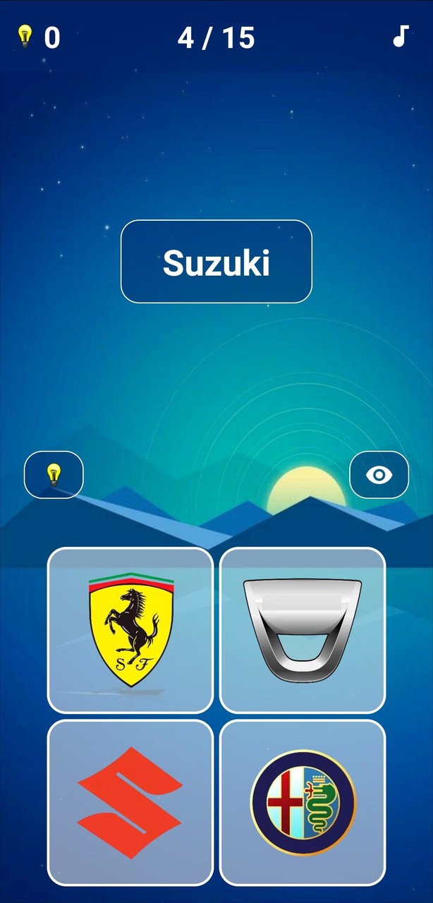 Car Logo Quiz 2 Ảnh chụp màn hình trò chơi