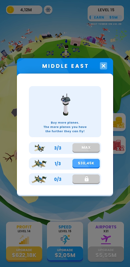 Planes Idle Tycoon(mod)