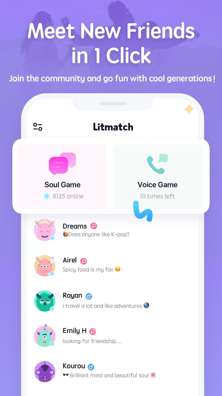 Litmatch—Make new friends_playmods.games