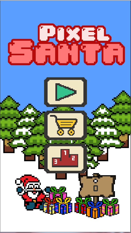 Santa Pixel Christmas games(Buying character coins does not decrease but increases)