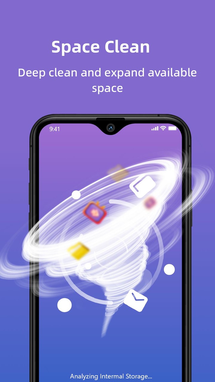 Space Clean-Clean Device Ảnh chụp màn hình trò chơi