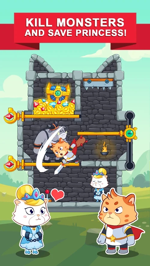 Cat Game - How to Loot(Large gold coins)