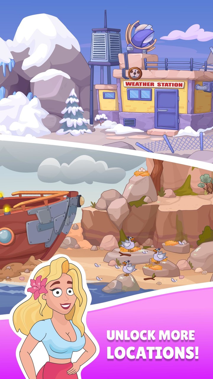 Andy Volcano: Tile Match Story Ảnh chụp màn hình trò chơi