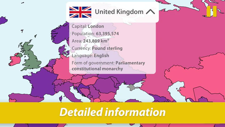 下载安卓版studyge 世界地理测验 了解国家 旗帜和首都v2 1 1 Mod Apk