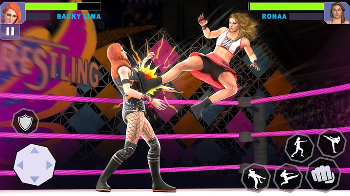 Bad Women Wrestling Game(tiền không giới hạn) screenshot image 2 Ảnh chụp màn hình trò chơi