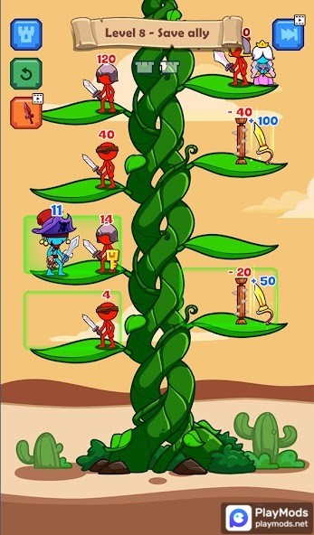 Stick Hero: Mighty Tower Wars(Unlimited Money) screenshot image 5_playmods.games