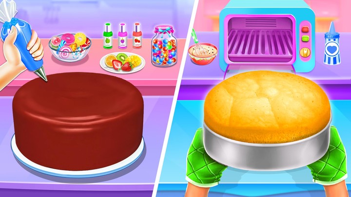 Cake Maker - Cooking Cake Game Ảnh chụp màn hình trò chơi