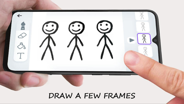 Stickman: draw animation, creator & maker, drawing (Premium Unlocked) screenshot