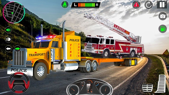 Fire Truck Transport Game 3D‏