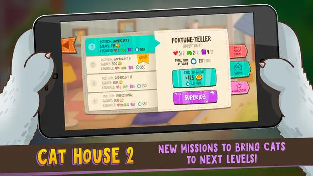 Download Cats house 2 MOD APK v2 (Unlimited money) For Android Download Cats house 2 MOD APK v2 (Unlimited money) For Android
