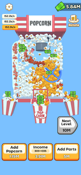 Popcorn Pop!(tiền không giới hạn) screenshot image 1 Ảnh chụp màn hình trò chơi