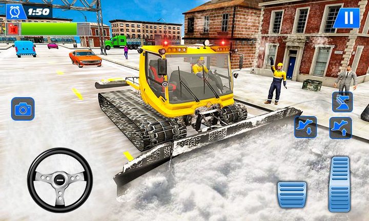 Snow Plow Winter City Rescue‏(أموال غير محدودة) screenshot image 4