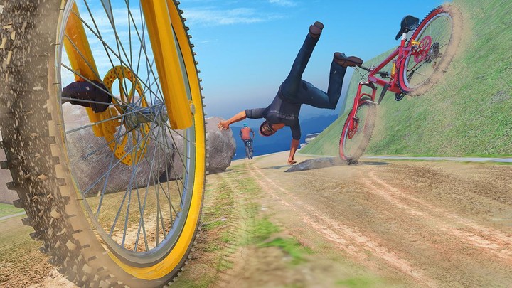 خارج المسار دراجة BMX يركب
