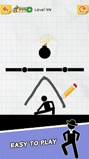 Draw 2 Save: Stickman Puzzle(Get rewarded for not watching ads) Game screenshot  5