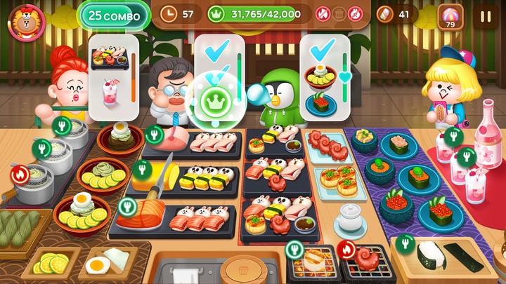 LINE CHEF A cute cooking game!‏