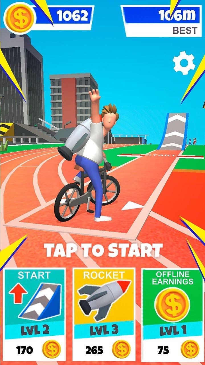 Bike Hop: Crazy BMX Bike Jump(Против) screenshot image 1