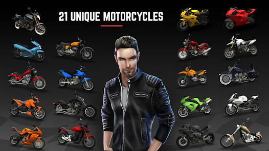 Racing Fever: Moto‏(أموال غير محدودة) screenshot image 2
